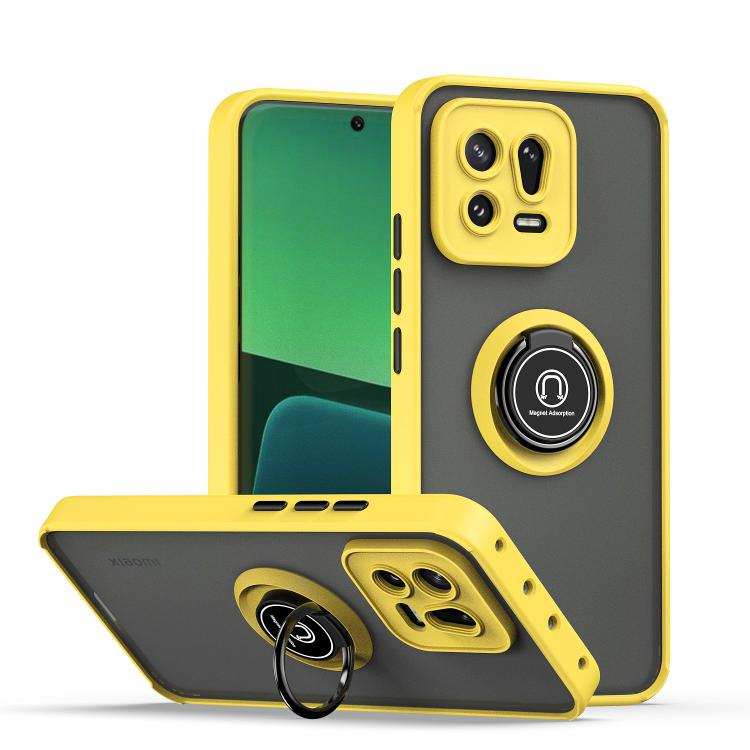 Q Shadow 1 Series TPU + PC Phone Case with Ring