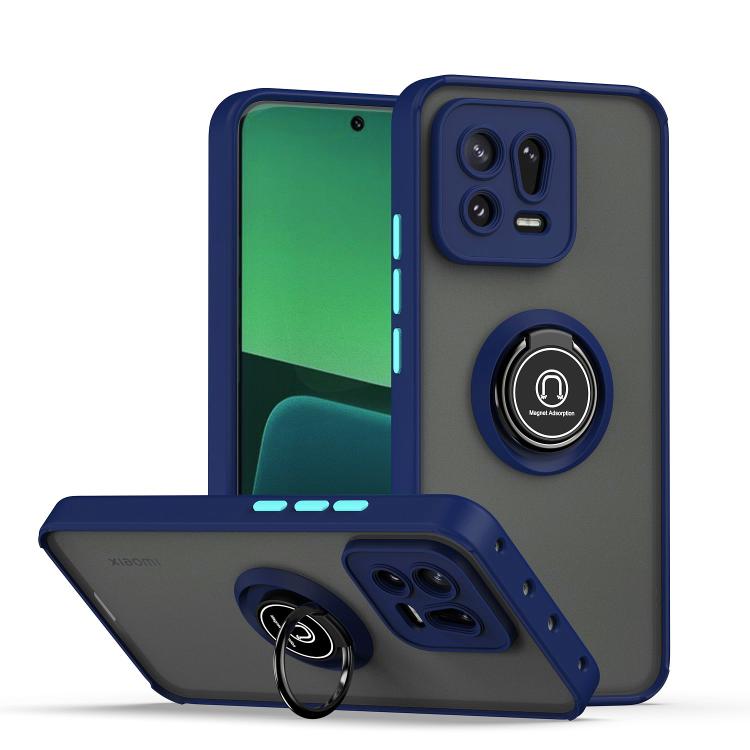 Q Shadow 1 Series TPU + PC Phone Case with Ring