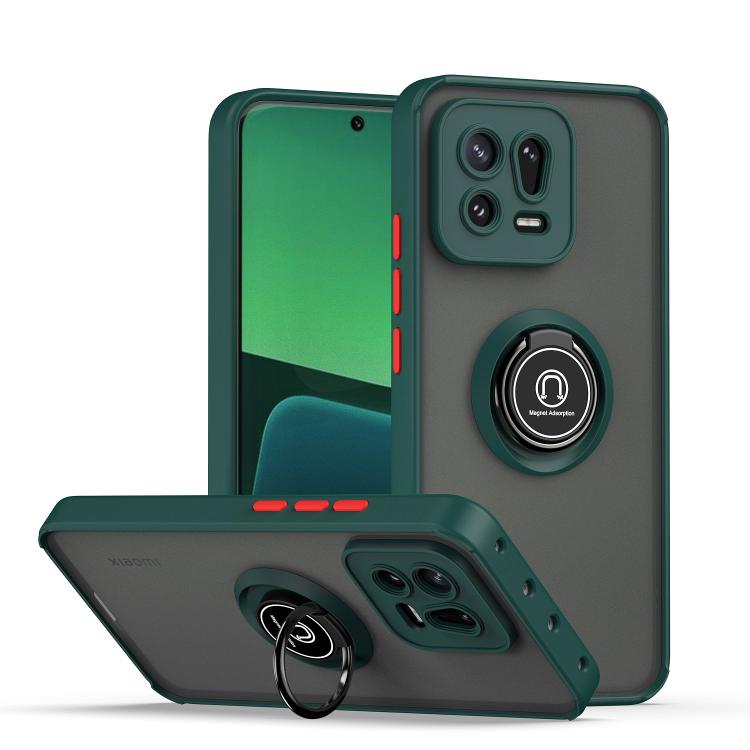 Q Shadow 1 Series TPU + PC Phone Case with Ring