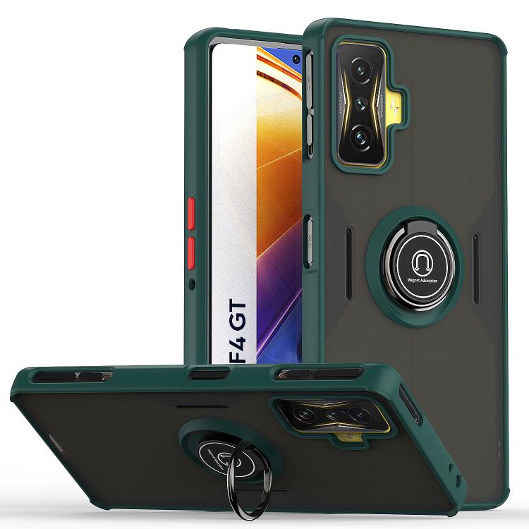 Q Shadow 1 Series TPU + PC Phone Case with Ring