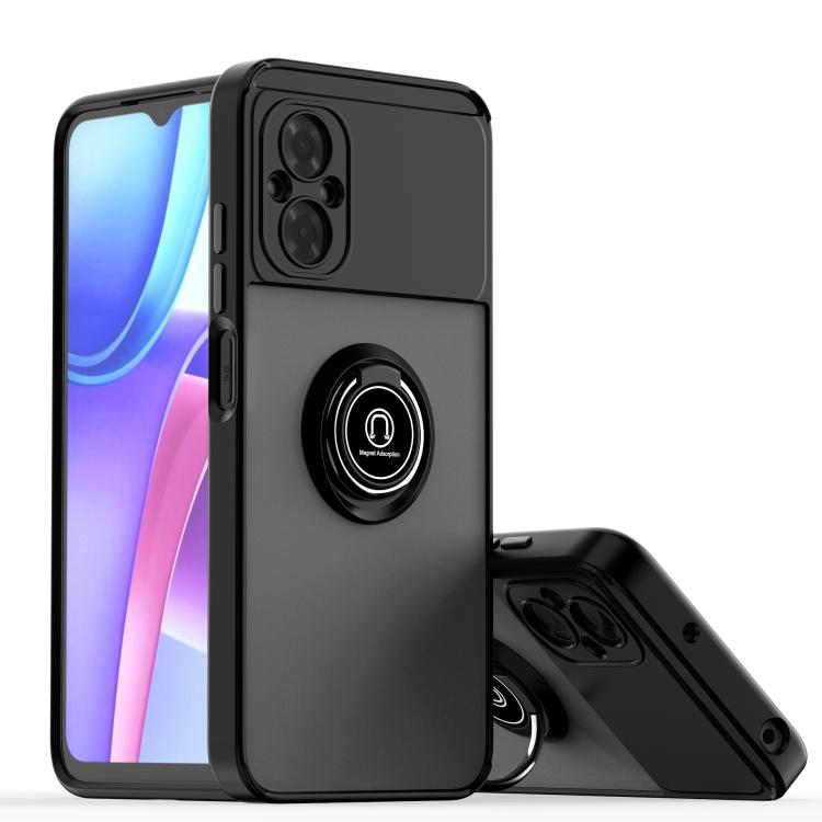 Q Shadow 1 Series TPU + PC Phone Case with Ring