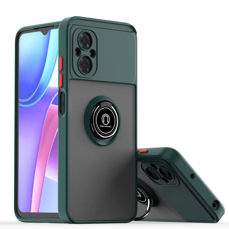 Q Shadow 1 Series TPU + PC Phone Case with Ring
