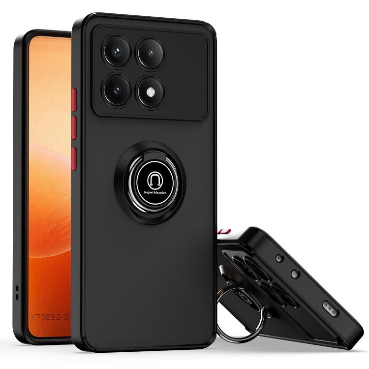 Q Shadow 1 Series TPU + PC Phone Case with Ring