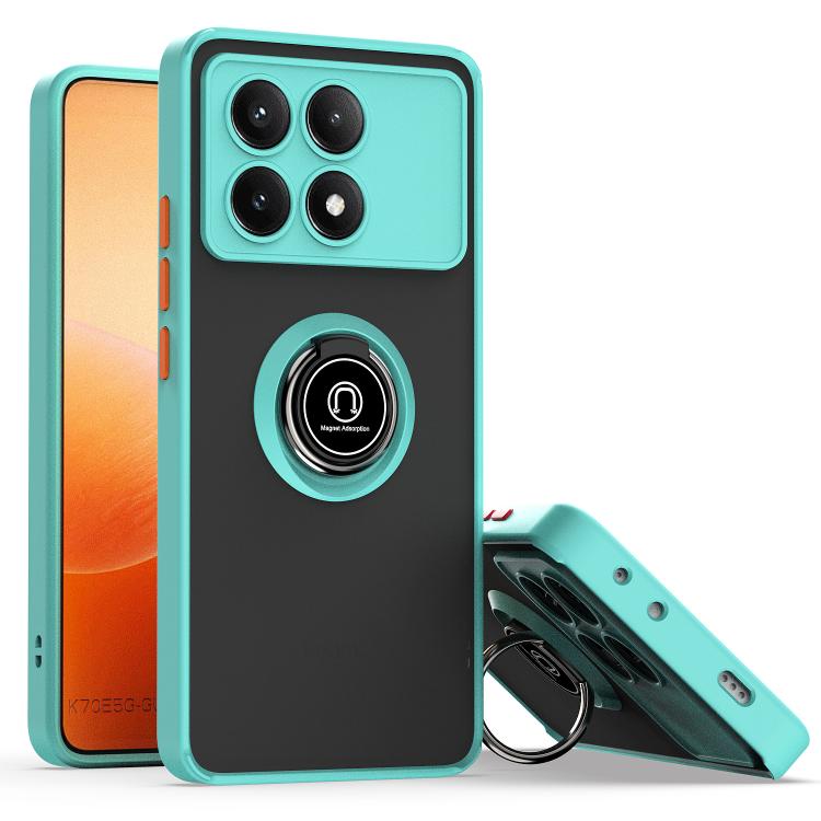 Q Shadow 1 Series TPU + PC Phone Case with Ring