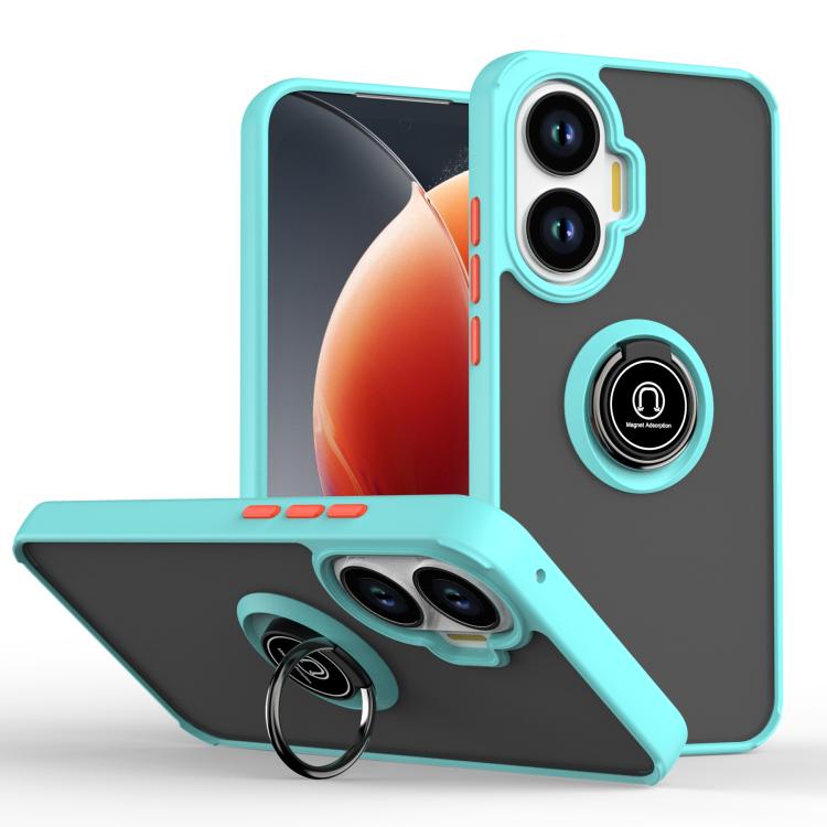 Q Shadow 1 Series TPU + PC Phone Case with Ring