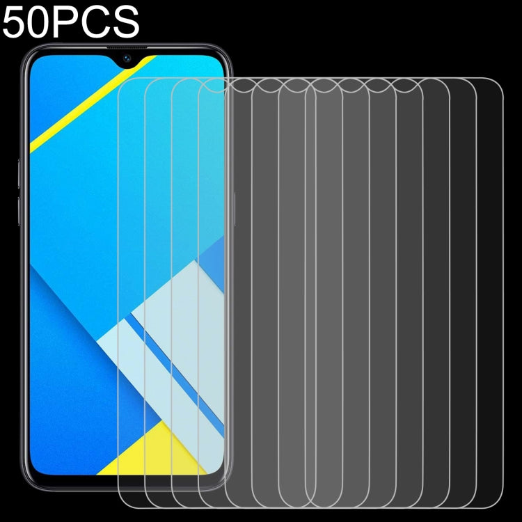 50 PCS 0.26mm 9H 2.5D Tempered Glass Film, For OPPO A73 5G (50 PCS), For OPPO A93 (50 PCS), For OPPO Realme 7 (50 PCS), For OPPO Realme 7i (50 PCS), For OPPO Realme C2 / C2s / C2 2020 (50 PCS), For OPPO Realme C17 (50 PCS), For OPPO Realme V3 (50PCS)