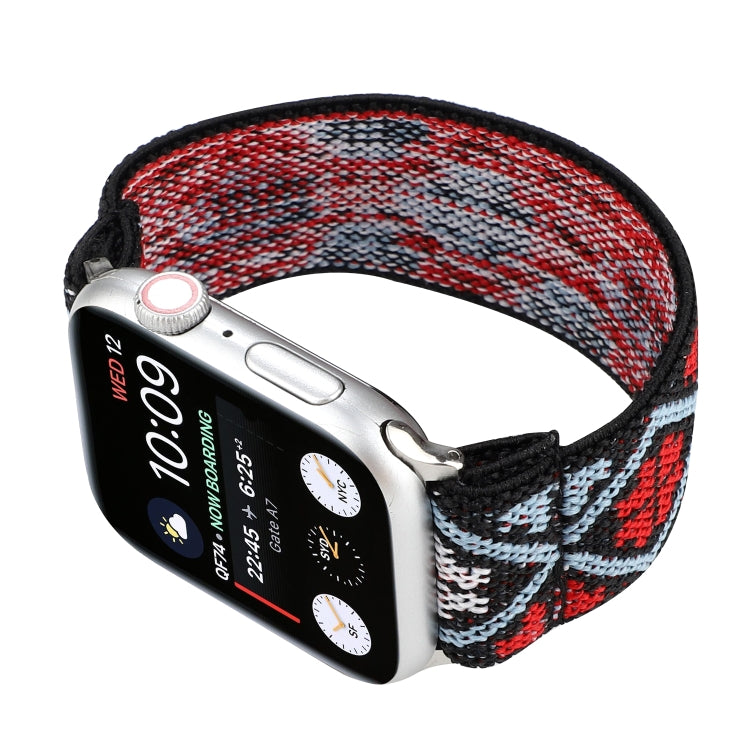 Nylon Replacement Strap Watchband, For Apple Watch Series 7 45mm / & 6 & SE & 5 & 4 44mm