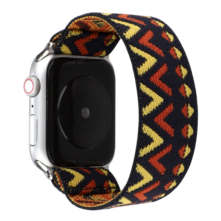 Nylon Replacement Strap Watchband, For Apple Watch Series 7 45mm / & 6 & SE & 5 & 4 44mm