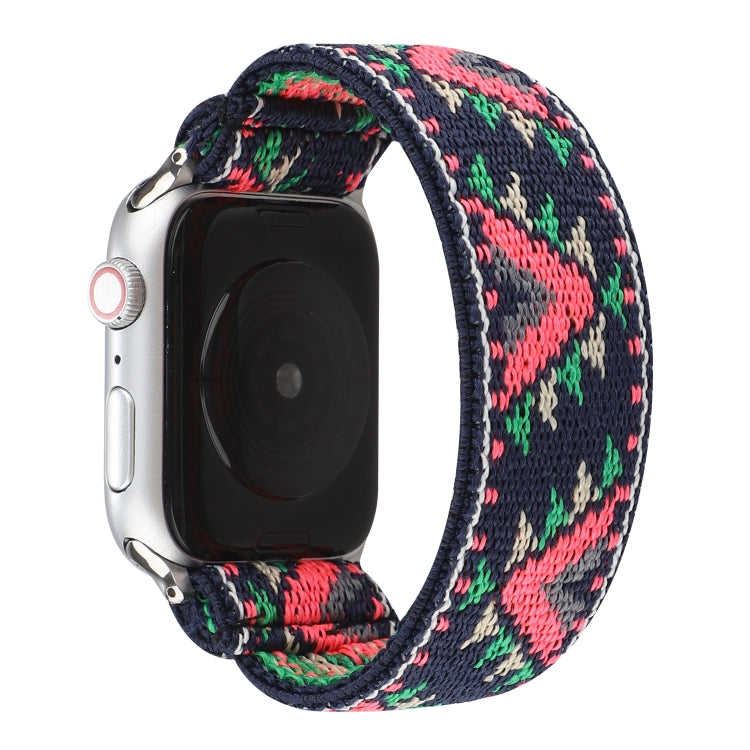 Nylon Replacement Strap Watchband, For Apple Watch Series 7 45mm / & 6 & SE & 5 & 4 44mm