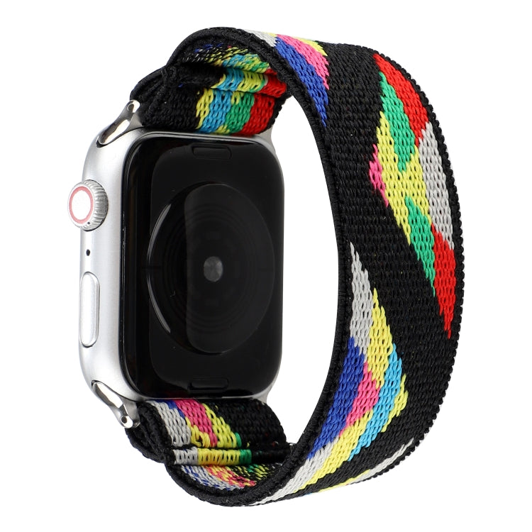 Nylon Replacement Strap Watchband, For Apple Watch Series 7 45mm / & 6 & SE & 5 & 4 44mm