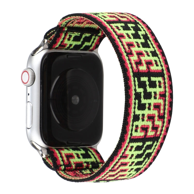 Nylon Replacement Strap Watchband, For Apple Watch Series 7 45mm / & 6 & SE & 5 & 4 44mm