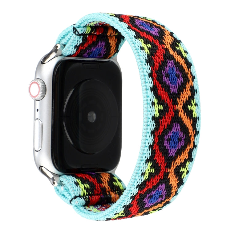Nylon Replacement Strap Watchband, For Apple Watch Series 7 45mm / & 6 & SE & 5 & 4 44mm
