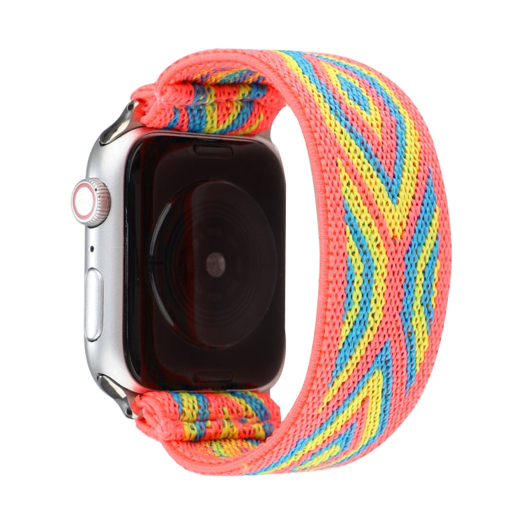 Nylon Replacement Strap Watchband, For Apple Watch Series 7 45mm / & 6 & SE & 5 & 4 44mm