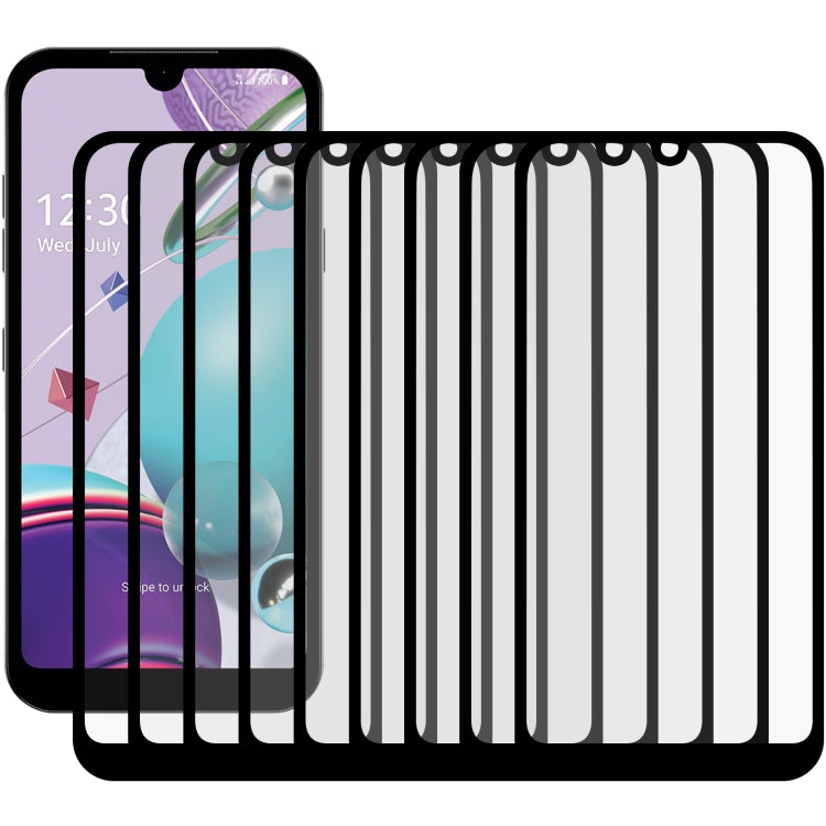 25 PCS Full Glue Full Screen Tempered Glass Film, For LG Aristo 5 (25 PCS), For LG Aristo 5 Pro (25 PCS), For vivo iQOO U1x (25 PCS), For LG Fortune 3 (25 PCS), For LG G9 (25 PCS), For LG Harmony 4 (25 PCS), For LG K30 (2019) (25 PCS), For LG K31 (25 P...
