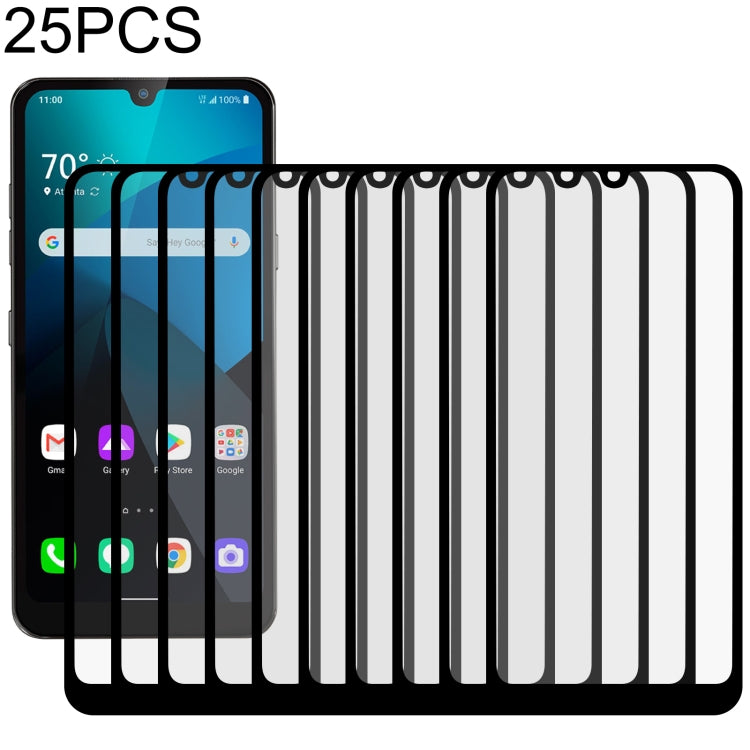 25 PCS Full Glue Full Screen Tempered Glass Film, For LG Aristo 5 (25 PCS), For LG Aristo 5 Pro (25 PCS), For vivo iQOO U1x (25 PCS), For LG Fortune 3 (25 PCS), For LG G9 (25 PCS), For LG Harmony 4 (25 PCS), For LG K30 (2019) (25 PCS), For LG K31 (25 P...