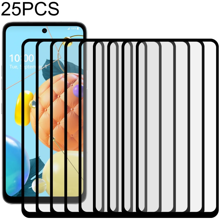 25 PCS Full Glue Full Screen Tempered Glass Film, For LG Aristo 5 (25 PCS), For LG Aristo 5 Pro (25 PCS), For vivo iQOO U1x (25 PCS), For LG Fortune 3 (25 PCS), For LG G9 (25 PCS), For LG Harmony 4 (25 PCS), For LG K30 (2019) (25 PCS), For LG K31 (25 P...