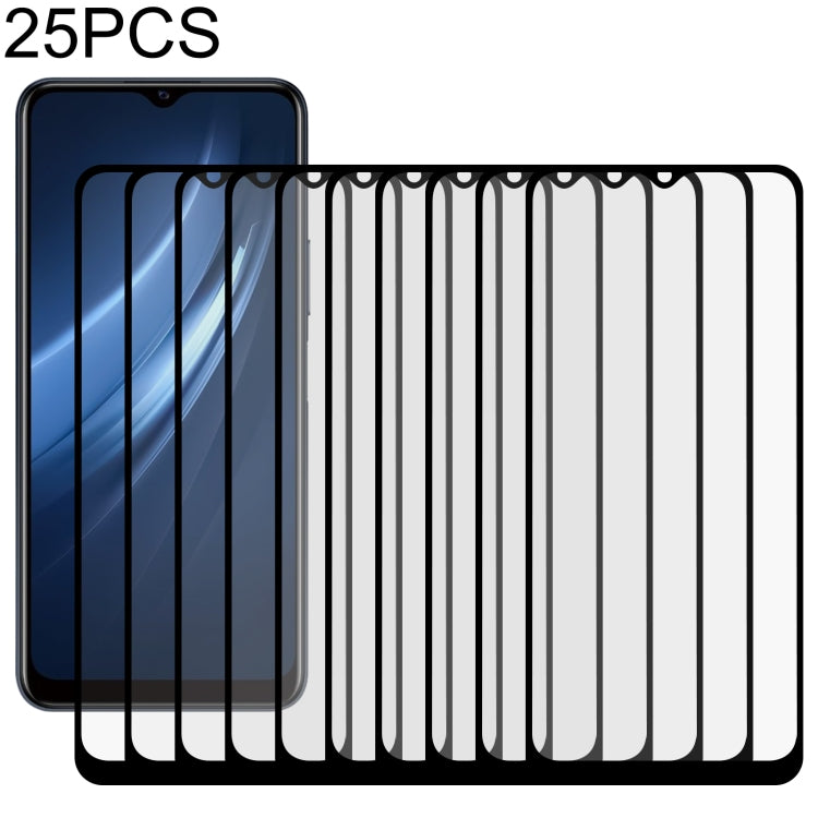25 PCS Full Glue Full Screen Tempered Glass Film, For LG Aristo 5 (25 PCS), For LG Aristo 5 Pro (25 PCS), For vivo iQOO U1x (25 PCS), For LG Fortune 3 (25 PCS), For LG G9 (25 PCS), For LG Harmony 4 (25 PCS), For LG K30 (2019) (25 PCS), For LG K31 (25 P...