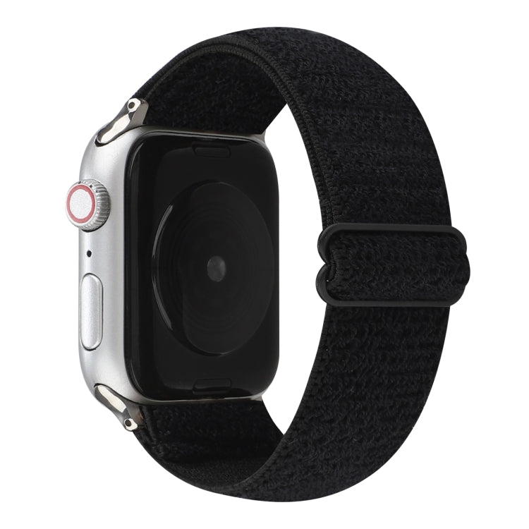 Solid Color Nylon Watchband For Apple Watch Series 6 & SE & 5 & 4 40mm / 3 & 2 & 1 38mm, For Apple Watch Series 7 41mm / 6 & SE & 5 & 4 40mm / 3 & 2 & 1 38mm