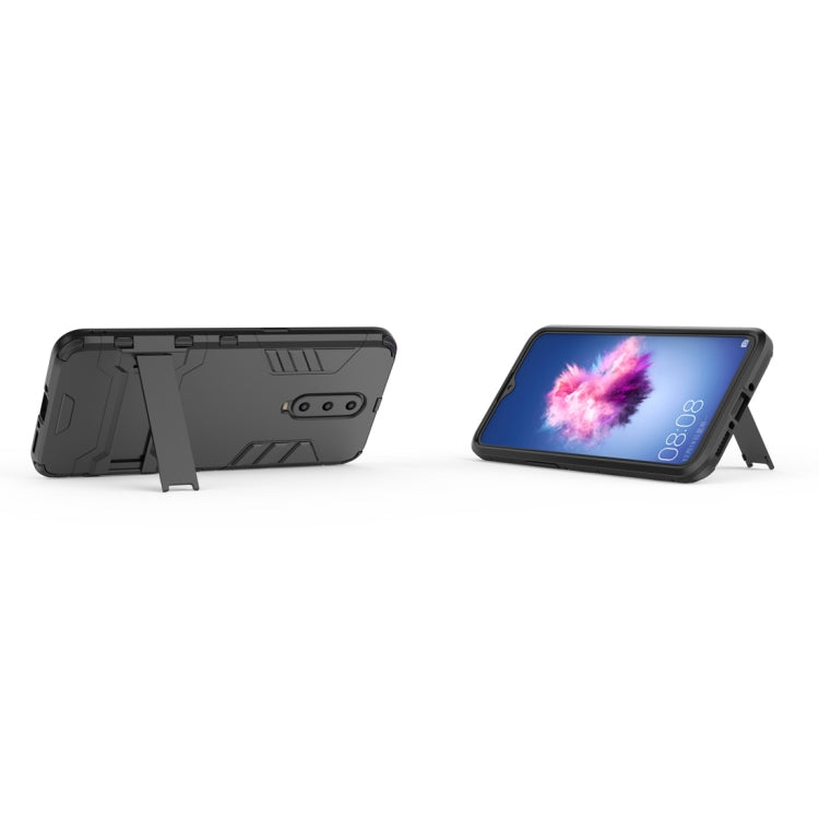 Shockproof PC + TPU Case for OPPO R17 Pro, with Holder, For OPPO R17 Pro, For OPPO R17 Pro, wit