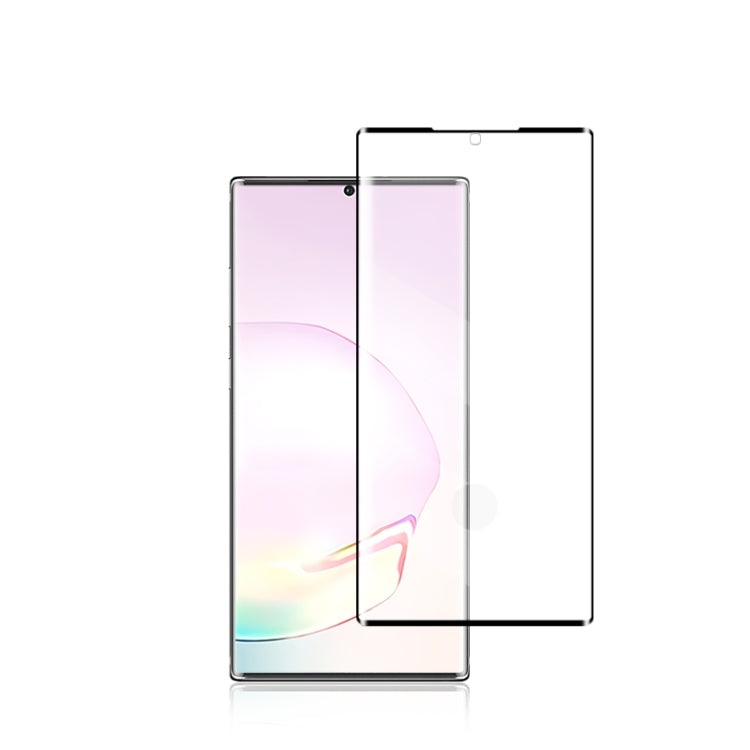 For Samsung Galaxy Note20+ 5G mocolo 0.33mm 9H 3D Curved Full Screen Tempered Glass Film, Fingerprint Unlock Support