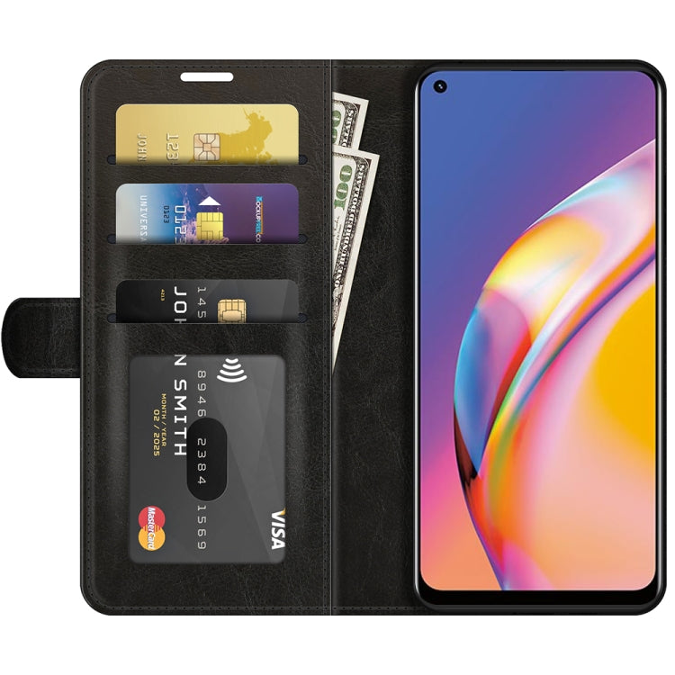 For OPPO A94 4G / F19 Pro / Reno5 Lite R64 Texture Single Horizontal Flip Protective Case with Holder & Card Slots & Wallet & Photo Frame, For OPPO A94 4G