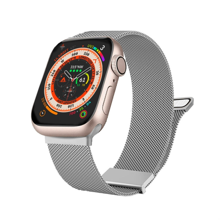Milan Double Magnetic Steel Mesh Watch Band, For Apple Watch SE 2022 44mm, For Apple Watch 7 41mm, For Apple Watch 7 45mm, For Apple Watch SE 40mm