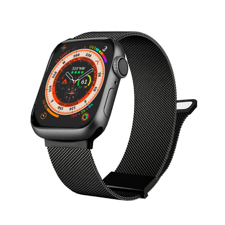 Milan Double Magnetic Steel Mesh Watch Band, For Apple Watch SE 2022 44mm, For Apple Watch 7 41mm, For Apple Watch 7 45mm, For Apple Watch SE 40mm