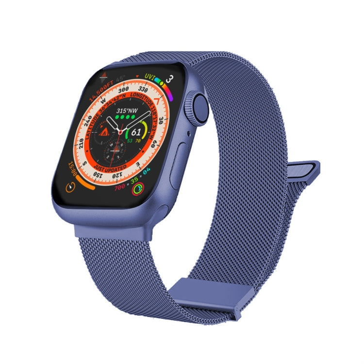 Milan Double Magnetic Steel Mesh Watch Band, For Apple Watch SE 2022 44mm, For Apple Watch 7 41mm, For Apple Watch 7 45mm, For Apple Watch SE 40mm