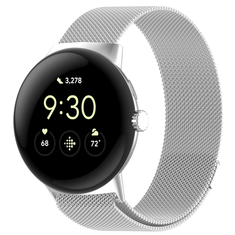 Milanese Metal Magnetic Watch Band, For Google Pixel Watch 3 45mm, For Google Pixel Watch 3 41mm