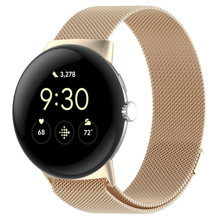 Milanese Metal Magnetic Watch Band, For Google Pixel Watch 3 45mm, For Google Pixel Watch 3 41mm