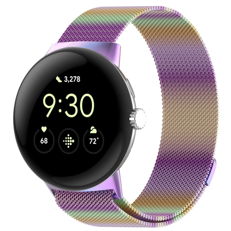 Milanese Metal Magnetic Watch Band, For Google Pixel Watch 3 45mm, For Google Pixel Watch 3 41mm