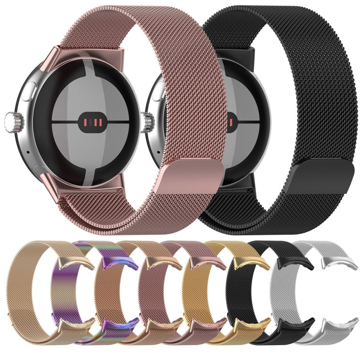 Milanese Metal Magnetic Watch Band, For Google Pixel Watch 3 45mm, For Google Pixel Watch 3 41mm