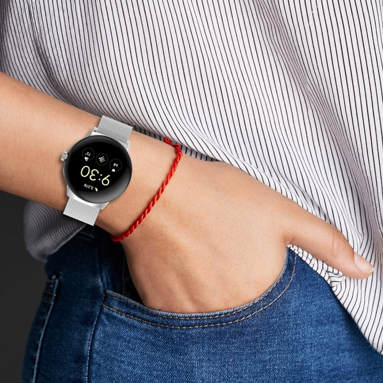 Milanese Metal Magnetic Watch Band, For Google Pixel Watch 3 45mm, For Google Pixel Watch 3 41mm