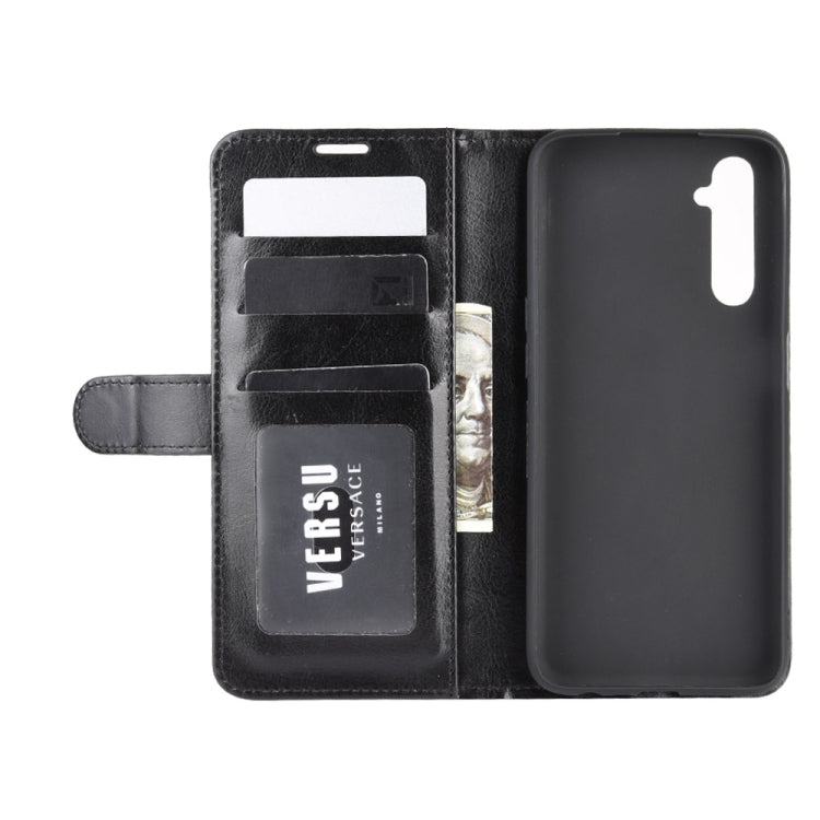 For OPPO Realme 6 R64 Texture Single Horizontal Flip Protective Case with Holder & Card Slots & Wallet& Photo Frame, For OPPO Realme 6