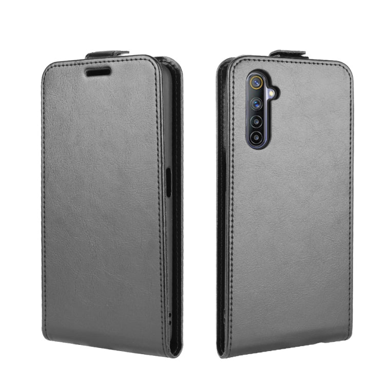 For OPPO Realme 6 R64 Texture Single Vertical Flip Leather Protective Case with Card Slots & Photo Frame, For OPPO Realme 6