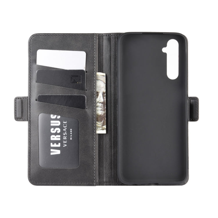 For OPPO Realme 6 Dual-side Magnetic Buckle Horizontal Flip Leather Case with Holder & Card Slots & Wallet, For OPPO Realme 6