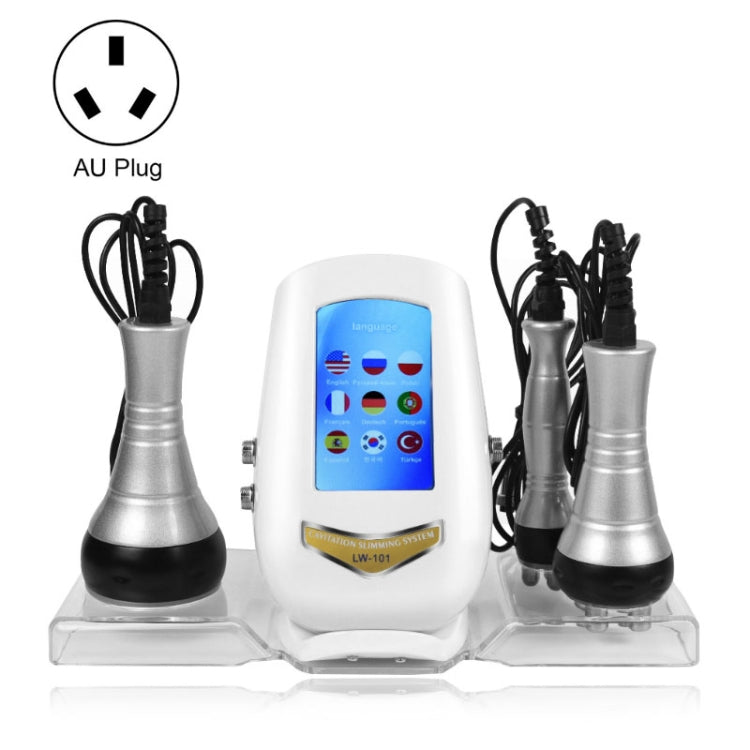 3-in-1 40K Ultrasonic Fat Blasting Device Radio Frequency Beauty Device, Metal Handle, Plastic Handle