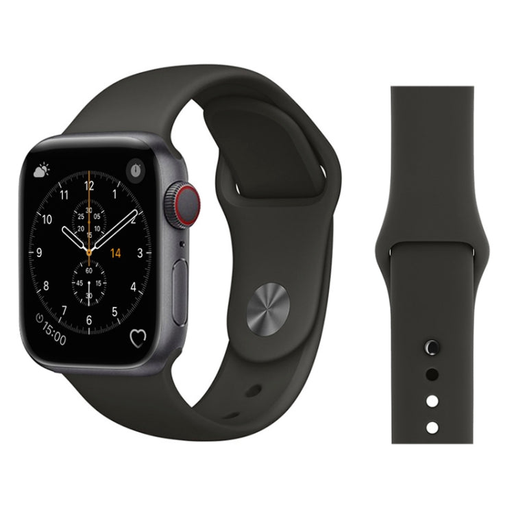 For Apple Watch Series 3 &amp; 2 &amp; 1 38mm Fashion Simple Style Silicone Wrist Watch Band, For 38mm