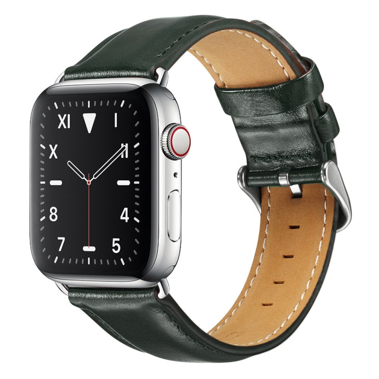 Black Buckle Leather Watch Band For Apple Watch Ultra 49mm&Watch Ultra 2 49mm / Series 10 46mm / 9&8&7 45mm / SE 3&SE 2&6&SE&5&4 44mm / 3&2&1 42mm, For Apple Watch Ultra 49mm / Series 8&7 45mm / SE 2&6&SE&5&4 44mm / 3&2&1 42mm