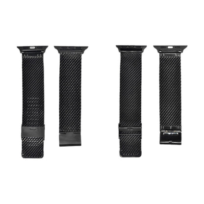 304 Stainless Steel Milanese Watch Band with Connector For Apple Watch Ultra 49mm&Watch Ultra 2 49mm / Series 10 46mm / 9&8&7 45mm / SE 3&SE 2&6&SE&5&4 44mm / 3&2&1 42mm, For Apple Watch Series  7  45mm / & 6 & SE & 5 & 4 44mm