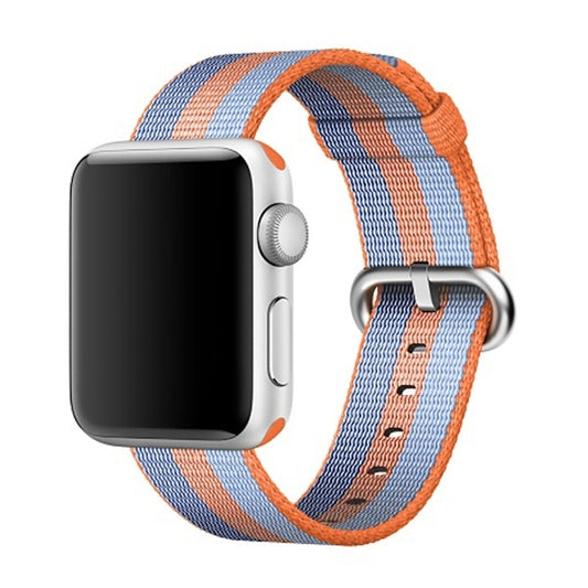 For Apple Watch 42mm Stripe Woven Nylon Watch Band, For Apple Watch 42mm