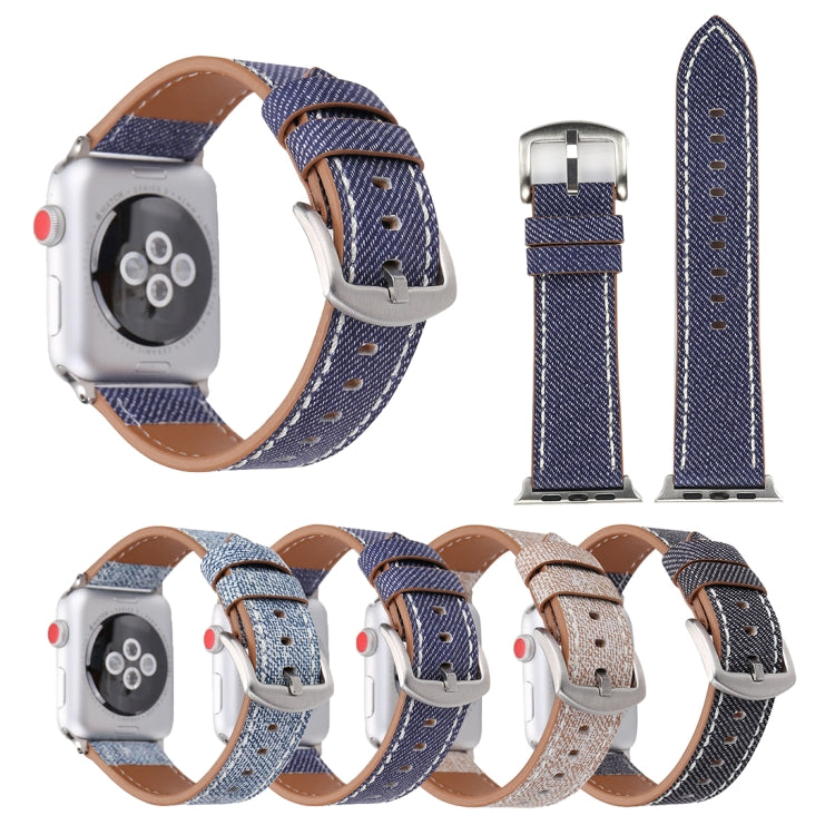 For Apple Watch Ultra 49mm&amp;Watch Ultra 2 49mm / Series 10 46mm / 9&amp;8&amp;7 45mm / SE 3&amp;SE 2&amp;6&amp;SE&amp;5&amp;4 44mm / 3&amp;2&amp;1 42mm Simple Fashion Genuine Leather Cowboy Pattern Watch Band, 42mm