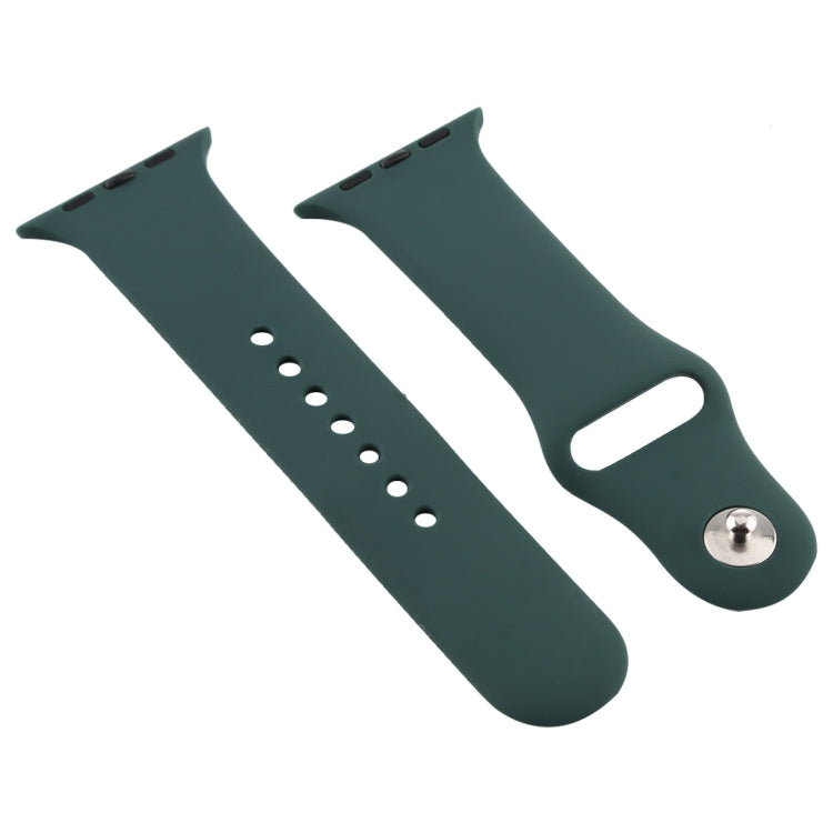 For Apple Watch Series 7 41mm / 6 &amp; SE &amp; 5 &amp; 4 40mm / 3 &amp; 2 &amp; 1 38mm Silicone Watch Band, For Apple Watch Series 7 41mm / 6 &amp; SE &amp; 5 &amp; 4 40mm / 3 &amp; 2 &amp; 1 38mm