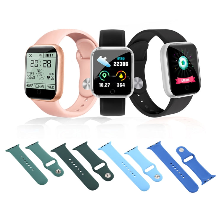 For Apple Watch Series 7 41mm / 6 &amp; SE &amp; 5 &amp; 4 40mm / 3 &amp; 2 &amp; 1 38mm Silicone Watch Band, For Apple Watch Series 7 41mm / 6 &amp; SE &amp; 5 &amp; 4 40mm / 3 &amp; 2 &amp; 1 38mm