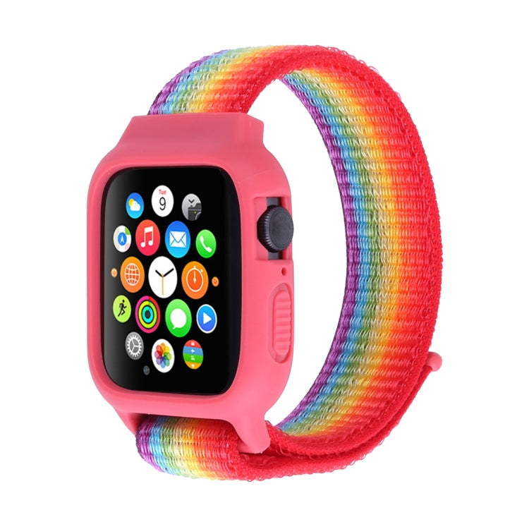 For Apple Watch Ultra 49mm&Watch Ultra 2 49mm / Series 10 46mm / 9&8&7 45mm / SE 3&SE 2&6&SE&5&4 44mm / 3&2&1 42mm Nylon Watch Band with Hook and Loop Fastener, For Apple Watch Ultra 49mm / Series 8&7 45mm / SE 2&6&SE&5&4 44mm / 3&2&1 42mm�������������...