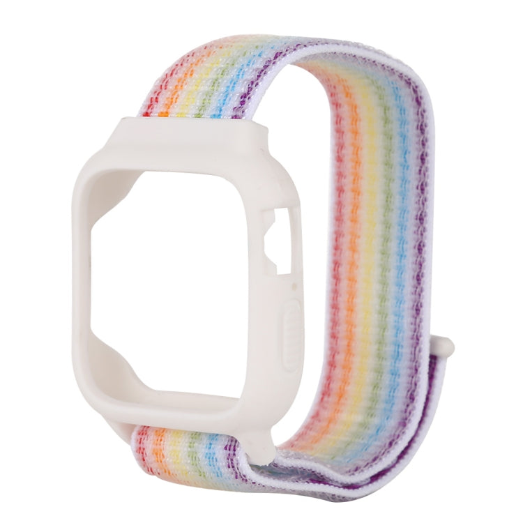 For Apple Watch Ultra 49mm&Watch Ultra 2 49mm / Series 10 46mm / 9&8&7 45mm / SE 3&SE 2&6&SE&5&4 44mm / 3&2&1 42mm Nylon Watch Band with Hook and Loop Fastener, For Apple Watch Ultra 49mm / Series 8&7 45mm / SE 2&6&SE&5&4 44mm / 3&2&1 42mm�������������...