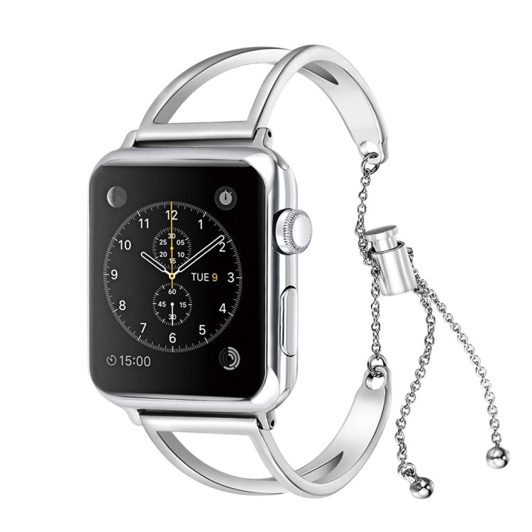 Letter V Shape Bracelet Metal Wrist Watch Band with Stainless Steel Buckle for Apple Watch Ultra 49mm&Watch Ultra 2 49mm / Series 10 46mm / 9&8&7 45mm / SE 3&SE 2&6&SE&5&4 44mm / 3&2&1 42mm, 7 45mm / 6&SE&5&4 44mm / 3&2&1 42mm