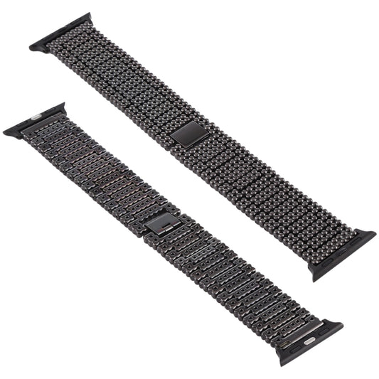 For Apple Watch Ultra 49mm&Watch Ultra 2 49mm / Series 10 46mm / 9&8&7 45mm / SE 3&SE 2&6&SE&5&4 44mm / 3&2&1 42mm Nine Beads Stainless Steel Wrist Strap Watch Band, For Apple Watch Ultra 49mm / Series 8&7 45mm / SE 2&6&SE&5&4 44mm / 3&2&1 42mm