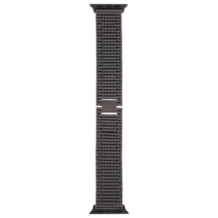 For Apple Watch Series 7 41mm / 6 &amp; SE &amp; 5 &amp; 4 40mm / 3 &amp; 2 &amp; 1 38mm Nine Beads Stainless Steel Wrist Strap Watch Band, For Apple Watch Series 7 41mm / 6 &amp; SE &amp; 5 &amp; 4 40mm / 3 &amp; 2 &amp; 1 38mm