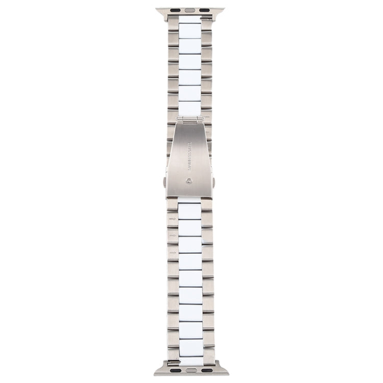 For Apple Watch Series 10 42mm / 9&amp;8&amp;7 41mm / SE 3&amp;SE 2&amp;6&amp;SE&amp;5&amp;4 40mm / 3&amp;2&amp;1 38mm Stainless Steel Wrist Strap Watch Band, For Apple Watch Series 7 41mm / 6 &amp; SE &amp; 5 &amp; 4 40mm / 3 &amp; 2 &amp; 1 38mm